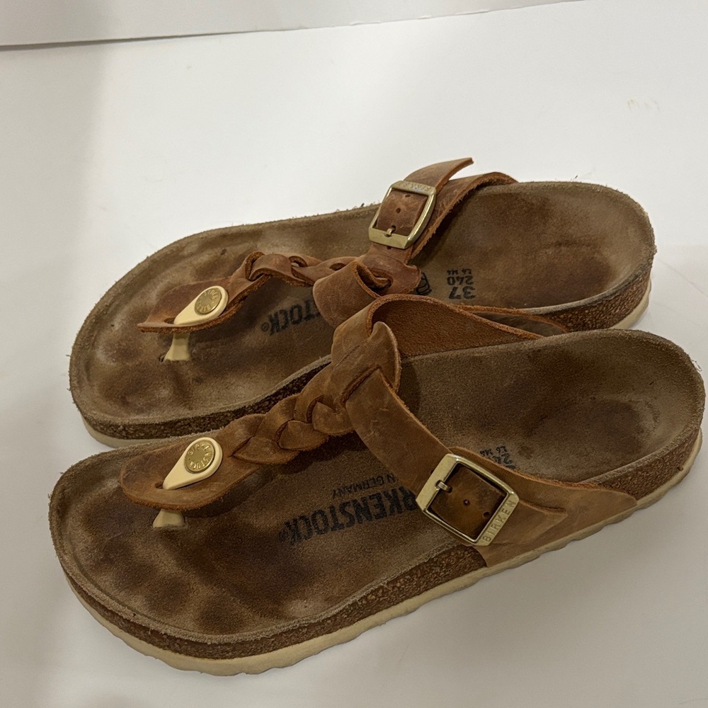 Birkenstock Tan Leather Sandals